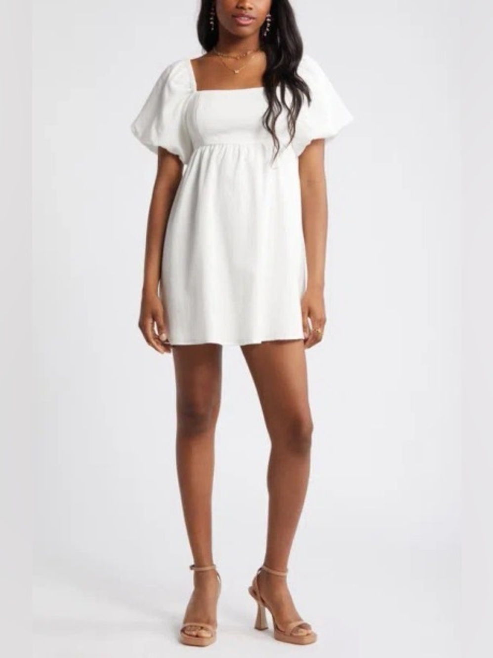 NWT BP Nordstrom Puff-Sleeve Dress